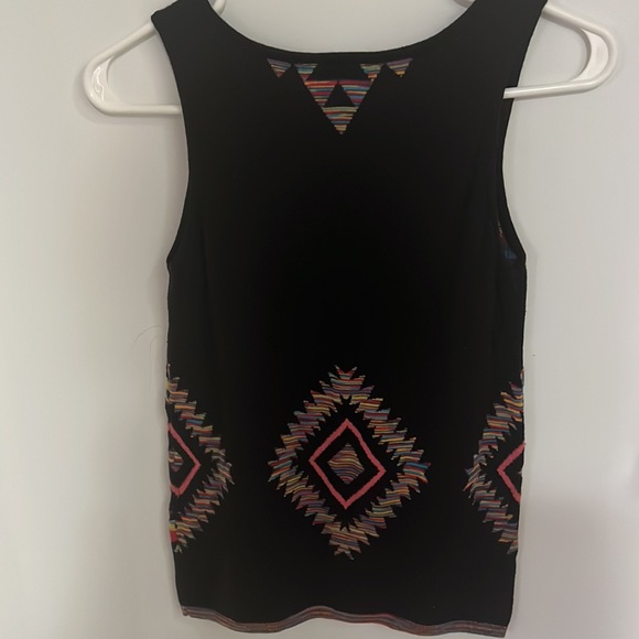Twik Simons sleeveless black and multicoloured sweater top - Picture 3 of 3